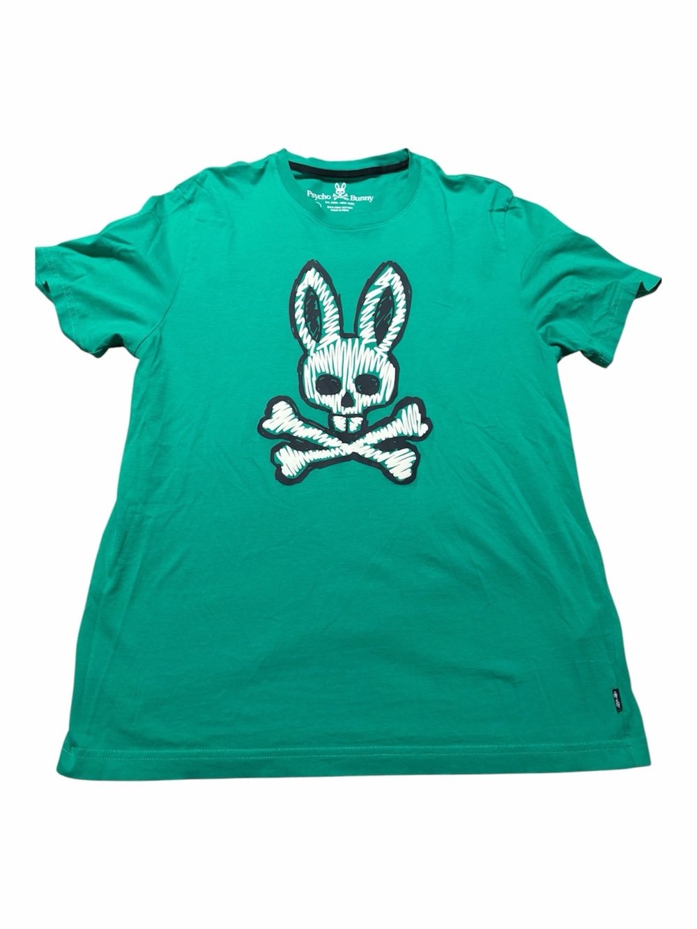 Psycho Bunny Wardell Skull & Crossbones Bunny  Premium Pima Cotton Size 6 Large